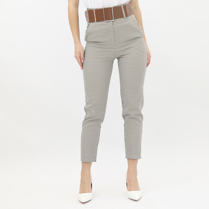 HIGH WAIST PATTERNED ARCHED TROUSERS – SmileFashionJO